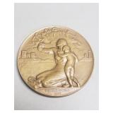 1939 "The New World" bronze medal designed by