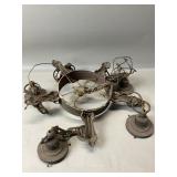 Vintage brass chandelier
