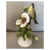 Boehm yellow throat warbler porcelain figurine