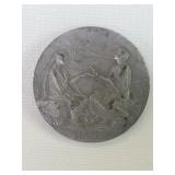 Silver "Semper" Silver marriage medal depicting