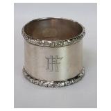 Antique silver 800 napkin ring