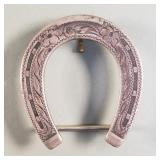 Vintage sterling silver horse shoe belt buckle