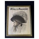 Framed vintage McCall