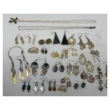 Group of costume jewelry