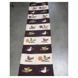 Vintage Zapotec style runner rug