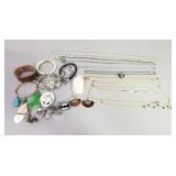 Costume jewelry - bracelets, necklaces,