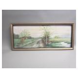 Vintage signed Ehenkell mixed media