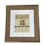 Framed Jan Richardson-Baughan abstract art