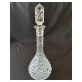 Vintage cut glass decanter
