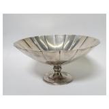 Tiffany & Co. sterling silver fluted pedestal bowl