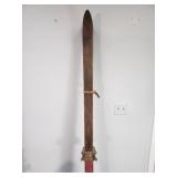 Vintage snow skis