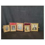 Five 19th century daguerreotypes