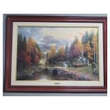 Thomas Kinkade "The Valley of Peace Beginning of