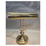 Vintage polished brass adjustable bankers desk