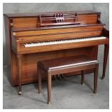Kohler & Campbell mahogany upright piano with