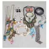 Vintage jewelry - necklaces, earrings,
