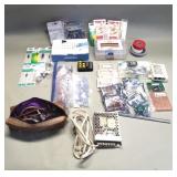 Group of miscellaneous capacitors, resistors,