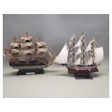 Vintage ship models