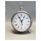 Pottery Barn pocket watch clock pewter finish