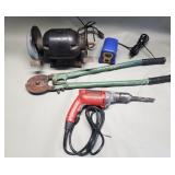 Box of miscellaneous tools