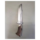 Staghorn handle bowie knife