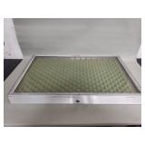 Vintage Allstate MFG co. aluminum display case