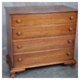 Stickley walnut chest of drawers