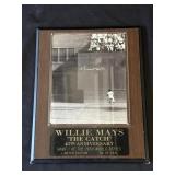 Willie Mays signed photo