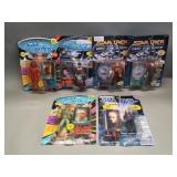 6 vintage Star Trek action figures