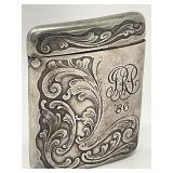 Vintage sterling silver lighter case