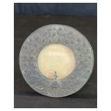 Vintage Art Deco style brass and glass picture