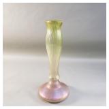 Vintage studio art glass vase