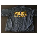 Vintage Police U.S. Agent windbreaker