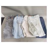 Five pairs of vintage Levi