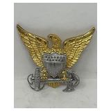 2 piece sterling and 10k gf U.S coast guard