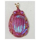 Tiffany & Co. style Iridescent red-favrile glass