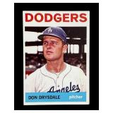 1964 Topps Don Drysdale card