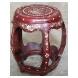Chinese rosewood and mother of pearl garden s