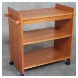 Mid-century modern FBJ Mï¿½bler teak veneer dry bar/