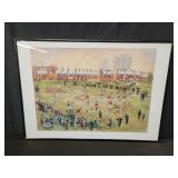 Pencil signed Bernard McMullen print