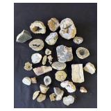 Lot of geode specimens