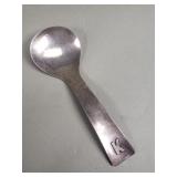 Allen Adler sterling silver hand hammered spoon
