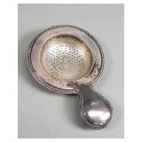 Vintage 835 silver tea strainer