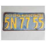 Vintage 1939 California World