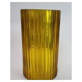 Amber acrylic vase