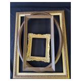 Lot of vintage wood frames
