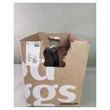 Box of miscellaneous wood box, mug pottery vase,