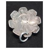 Daisy walking liberty half dollar coin pendant