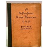 Vintage book of 1920s drinking songs and