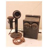 Antique Western Electric Candlestick phone